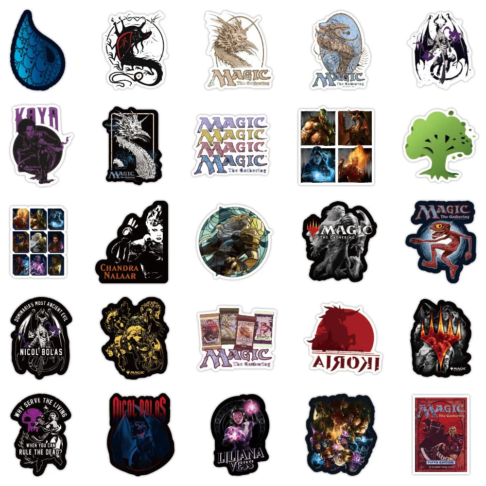 Assorted MTG Themed Stickers