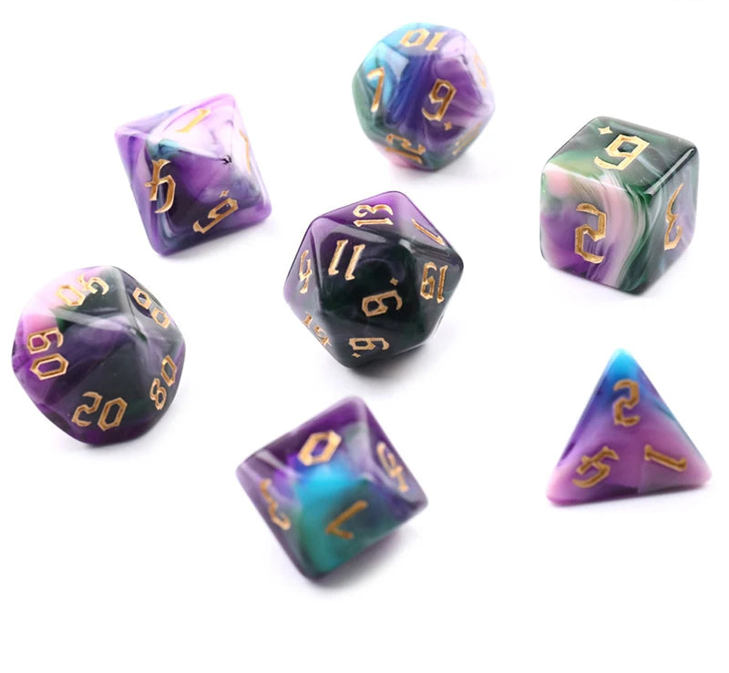 Assorted Marble Dice