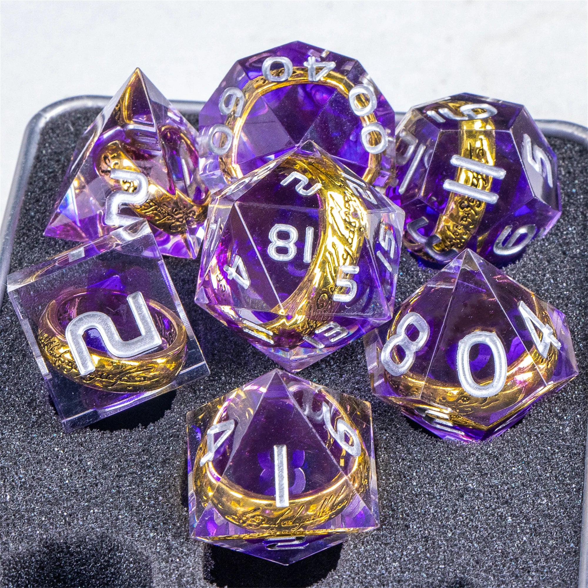One Ring Resin Dice Sets