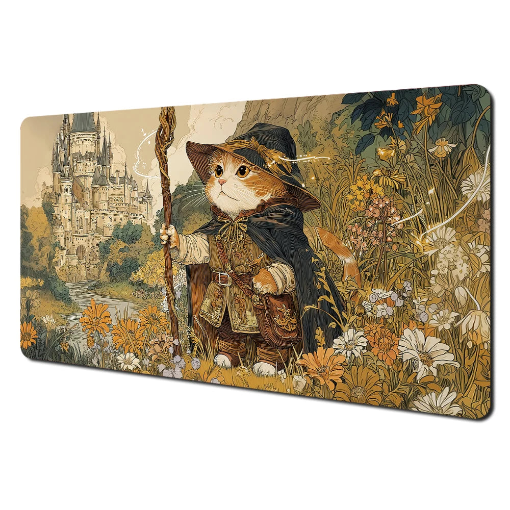 Cat Mage Playmat