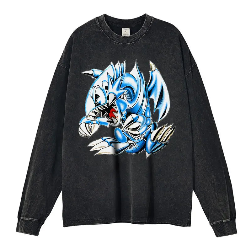 YGO Themed Washed Crewnecks