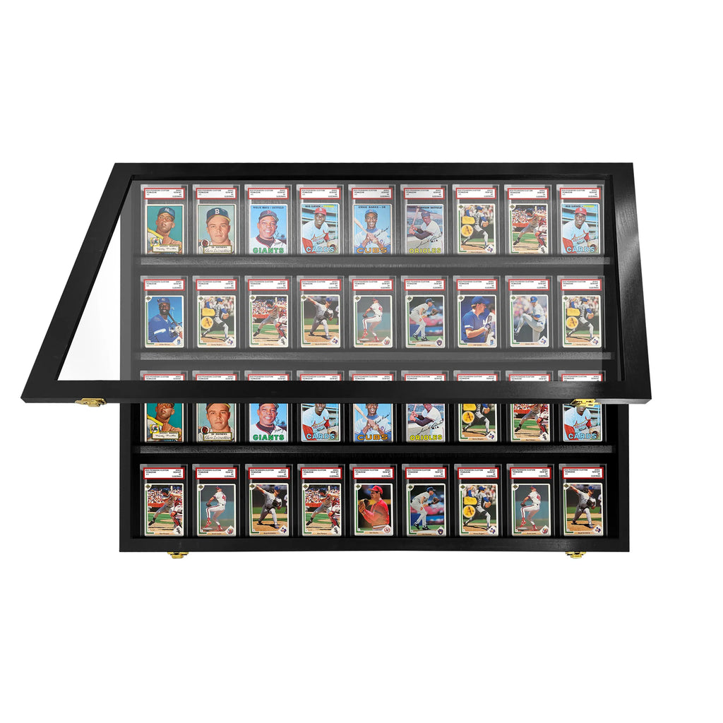 Card Display Frame Case w/ Hinged Door