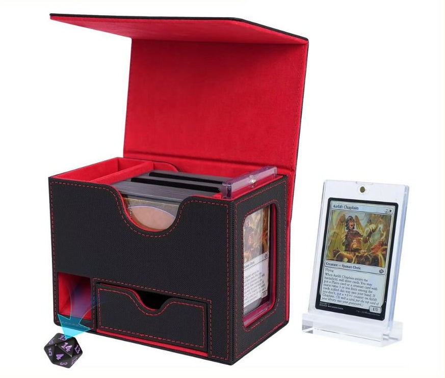 Standing Deck box w/ Dice Tray + Compartments